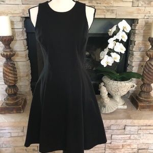 Sleeveless black dress
